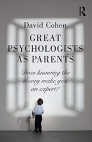Book cover of Great Psychologists as Parents