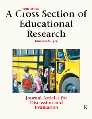 Cover of the book A Cross Section of Educational Research by Robert Pianta, Daniel Walsh