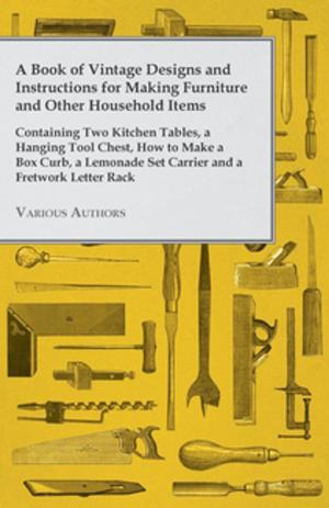 bigCover of the book A Book of Vintage Designs and Instructions for Making Furniture and Other Household Items - Containing Two Kitchen Tables, a Hanging Tool Chest, How to Make a Box Curb, a Lemonade Set Carrier and a Fretwork Letter Rack by 
