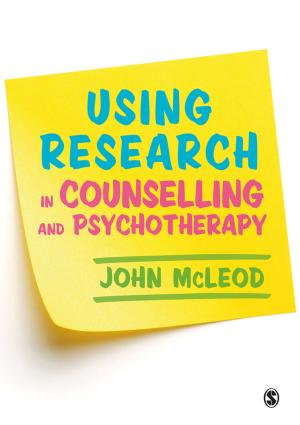 Cover of the book Using Research in Counselling and Psychotherapy by Judy Delin