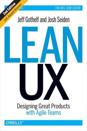 Book cover of Lean UX