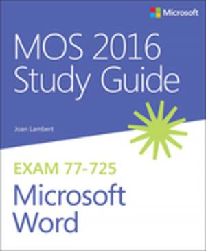 Cover of MOS 2016 Study Guide for Microsoft Word
