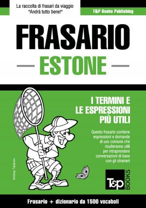 Cover of Frasario Italiano-Estone e dizionario ridotto da 1500 vocaboli