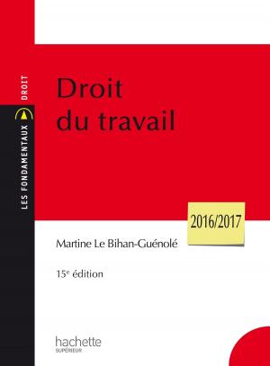 Cover of the book Droit du travail by Bertrand Louët, Molière
