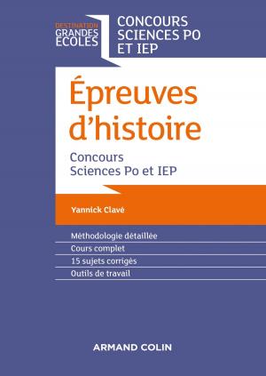 Cover of the book Epreuves d'histoire - Concours Sciences Po et IEP by Martine Joly