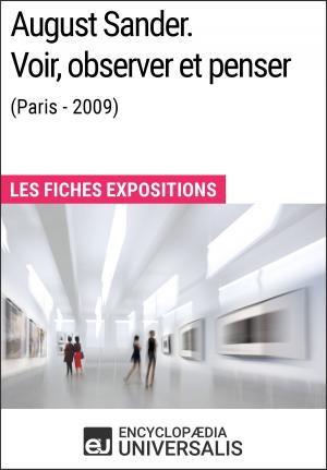 Cover of August Sander. Voir, observer et penser (Paris - 2009)