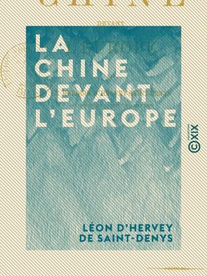 Cover of La Chine devant l'Europe