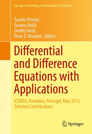 Cover of the book Differential and Difference Equations with Applications by Asunción Mochón, Yago Sáez