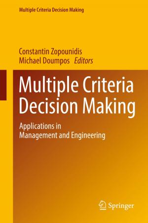 Cover of the book Multiple Criteria Decision Making by Antonio A. Romano, Giuseppe Scandurra, Alfonso Carfora, Monica Ronghi