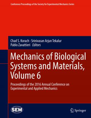 Cover of the book Mechanics of Biological Systems and Materials, Volume 6 by Filipe de Carvalho Moutinho, Luís Filipe Santos Gomes