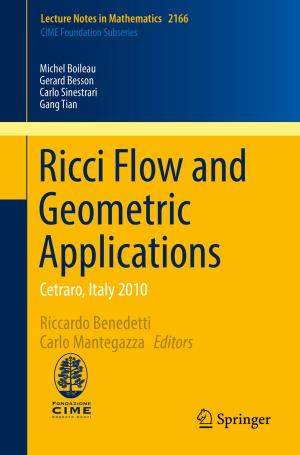 Book cover of Ricci Flow and Geometric Applications