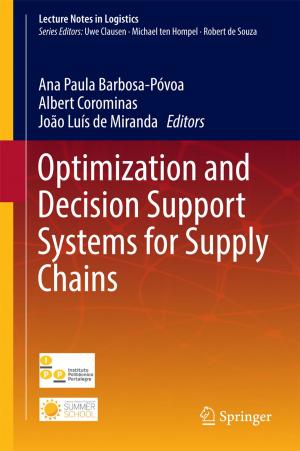 Cover of the book Optimization and Decision Support Systems for Supply Chains by 台資銀行大陸從業人員交流協會、富蘭德林證券股份有限公司
