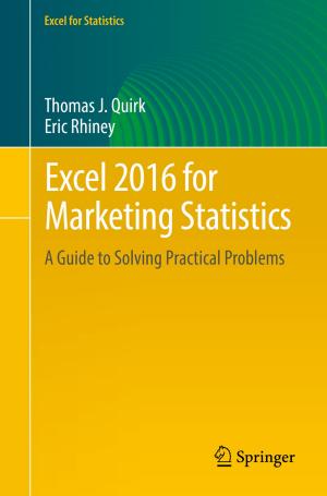 Cover of the book Excel 2016 for Marketing Statistics by Ferrante Neri