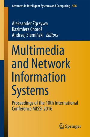 Cover of the book Multimedia and Network Information Systems by Andrea L'Afflitto