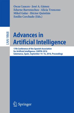 Cover of the book Advances in Artificial Intelligence by Yannis Hadzigeorgiou