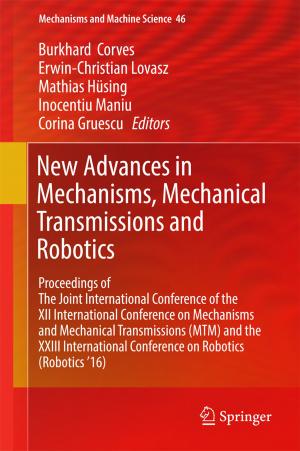 Cover of the book New Advances in Mechanisms, Mechanical Transmissions and Robotics by Chiara Tardini