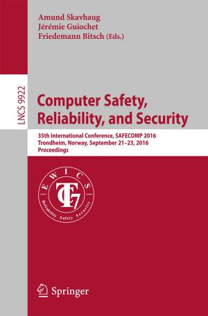 Cover of the book Computer Safety, Reliability, and Security by Kimberly Williams, John M. Facciola, Peter McCann, Vincent M. Catanzaro