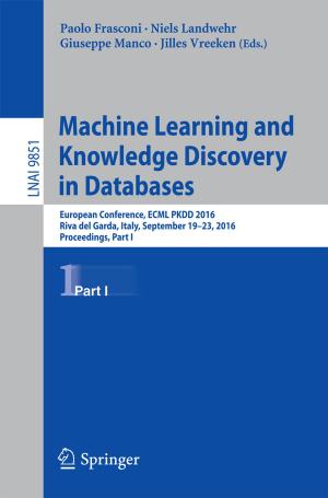 Cover of the book Machine Learning and Knowledge Discovery in Databases by Jada Hector, David Khey
