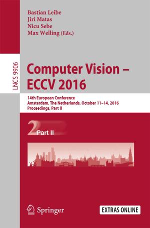 Cover of the book Computer Vision – ECCV 2016 by Massimiliano Izzo