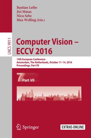 Cover of the book Computer Vision – ECCV 2016 by Rudolf Ahlswede
