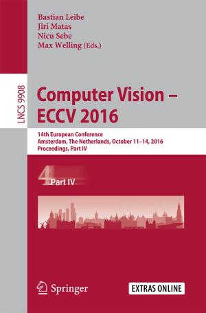 Cover of the book Computer Vision – ECCV 2016 by Barbara Plester