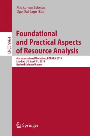 Cover of Foundational and Practical Aspects of Resource Analysis