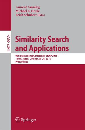 Cover of the book Similarity Search and Applications by Ashley Michael Timmons