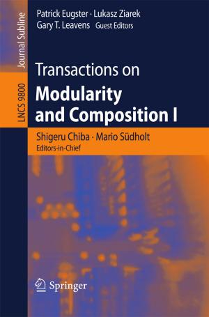 Cover of the book Transactions on Modularity and Composition I by Erik Seedhouse