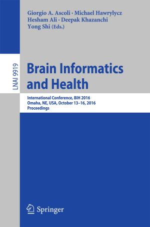 Cover of the book Brain Informatics and Health by Konstantinos Iatridis, Doris Schroeder
