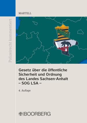 Cover of Gesetz über die öffentliche Sicherheit und Ordnung des Landes Sachsen-Anhalt – SOG LSA –