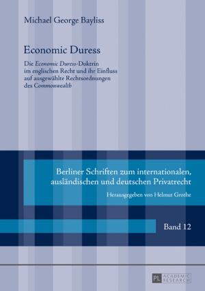 Cover of the book Economic Duress by Preston C. Russett, James W. Chesebro, David T. McMahan