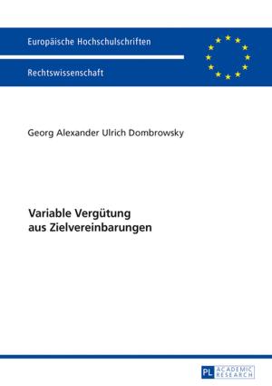 Cover of the book Variable Verguetung aus Zielvereinbarungen by Ryoei Yoshioka, Gerhard Schaefer