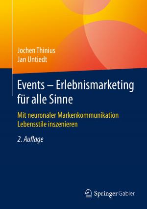 Cover of the book Events – Erlebnismarketing für alle Sinne by Nicole Holzhauser, Andrea Ploder, Stephan Moebius, Oliver Römer
