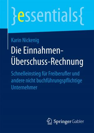 Cover of the book Die Einnahmen-Überschuss-Rechnung by Jürgen Kriz