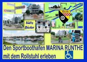 Cover of the book Den Sportboothafen Marina Rünthe mit dem Rollstuhl erleben by Horst Nagel