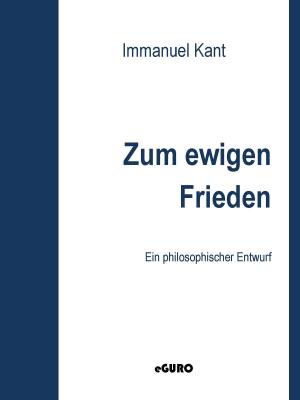Cover of the book Zum ewigen Frieden by Hans-Peter Hummel