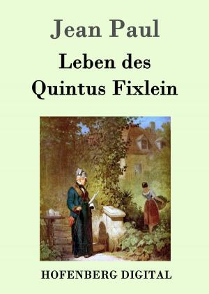 Cover of the book Leben des Quintus Fixlein by Jeremias Gotthelf
