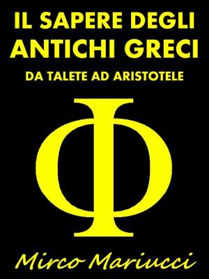 Book cover of Il Sapere degli Antichi Greci