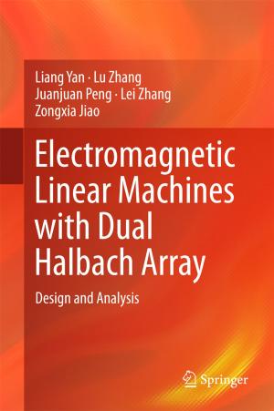 Cover of the book Electromagnetic Linear Machines with Dual Halbach Array by Songling Huang, Shen Wang, Weibin Li, Qing Wang