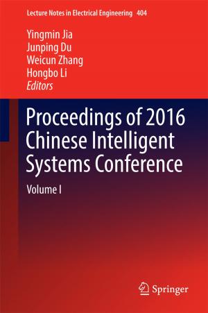 Cover of Proceedings of 2016 Chinese Intelligent Systems Conference