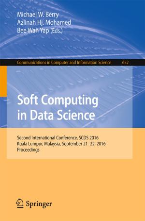 Cover of the book Soft Computing in Data Science by Anindya Dasgupta, Parthasarathi Sensarma
