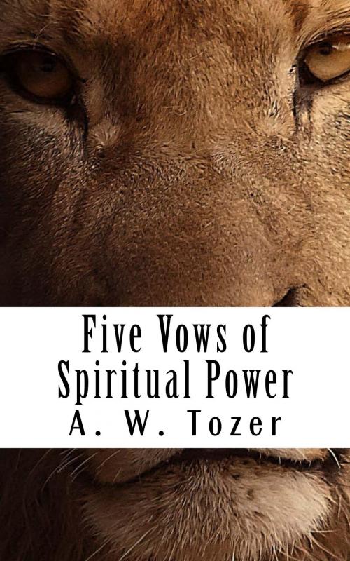 Cover of the book Five Vows for Spiritual Power by A. W. Tozer, CrossReach Publications