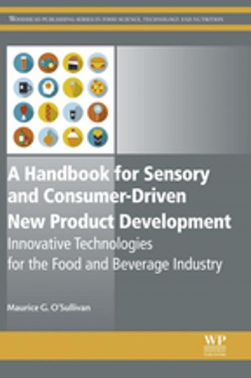 Cover of the book A Handbook for Sensory and Consumer-Driven New Product Development by Maurice O'Sullivan, Elsevier Science