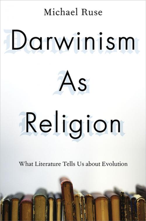 Cover of the book Darwinism as Religion by Michael Ruse, Oxford University Press