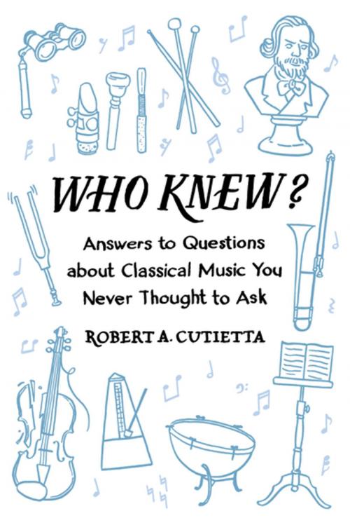 Cover of the book Who Knew? by Robert A. Cutietta, Oxford University Press