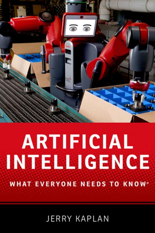 Cover of the book Artificial Intelligence by Jerry Kaplan, Oxford University Press