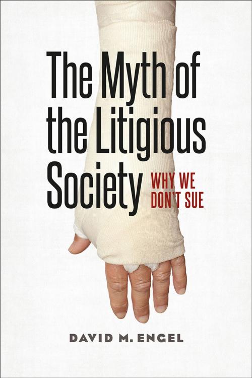 Cover of the book The Myth of the Litigious Society by David M. Engel, University of Chicago Press