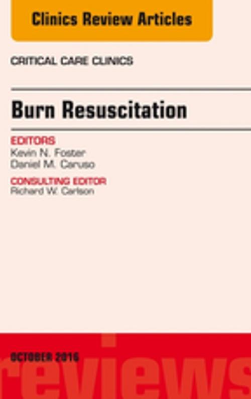 Cover of the book Burn Resuscitation, An Issue of Critical Care Clinics, E-Book by Kevin N. Foster, MD, MBA, FACS, Daniel M. Caruso, MD, FACS, Elsevier Health Sciences