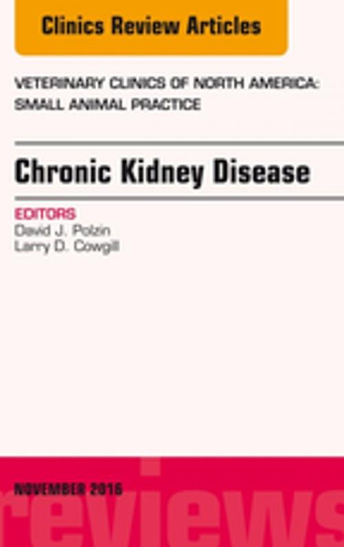 Cover of the book Chronic Kidney Disease, An Issue of Veterinary Clinics of North America: Small Animal Practice, E-Book by David J. Polzin, DVM, PhD DACVIM, Larry D. Cowgill, DVM, Ph.D., Dipl. ACVIM, Elsevier Health Sciences