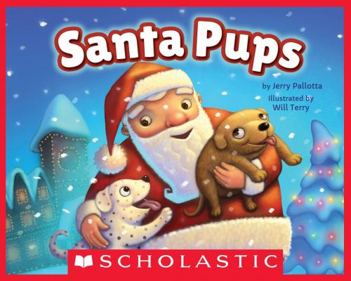 Cover of the book Santa Pups by Jerry Pallotta, Scholastic Inc.